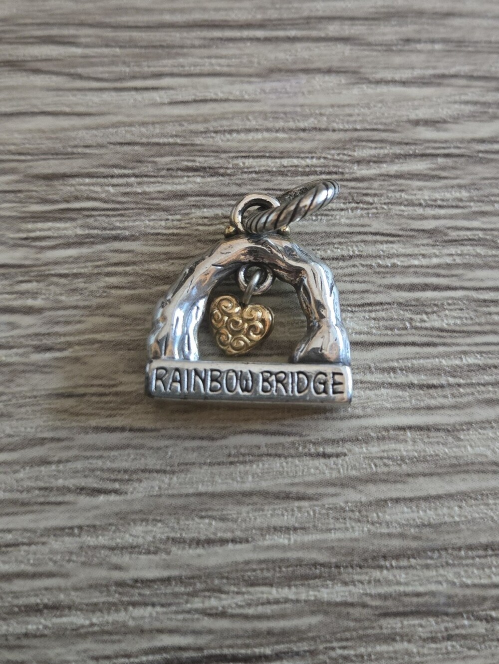 Brighton Utah-Rainbow Bridge Reversible Charm - Picture 2 of 2